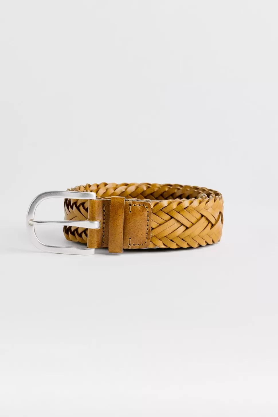 A Kind of Guise Leather Goods>Braided Leather Belt (Akog Exclusive)