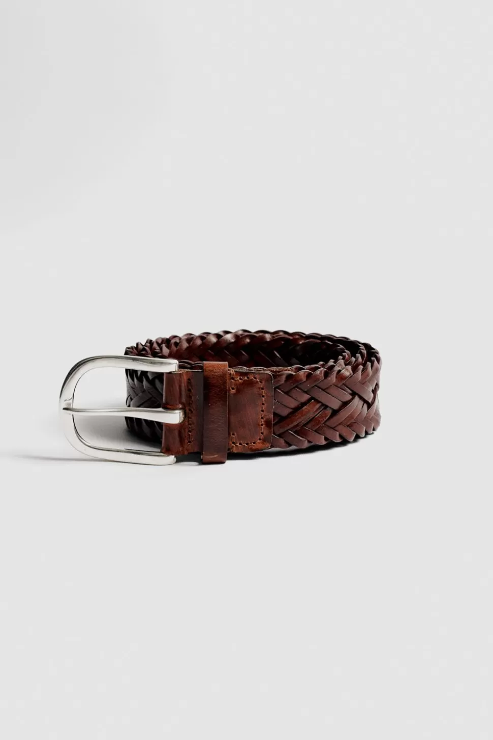A Kind of Guise Leather Goods>Braided Leather Belt (Akog Exclusive)