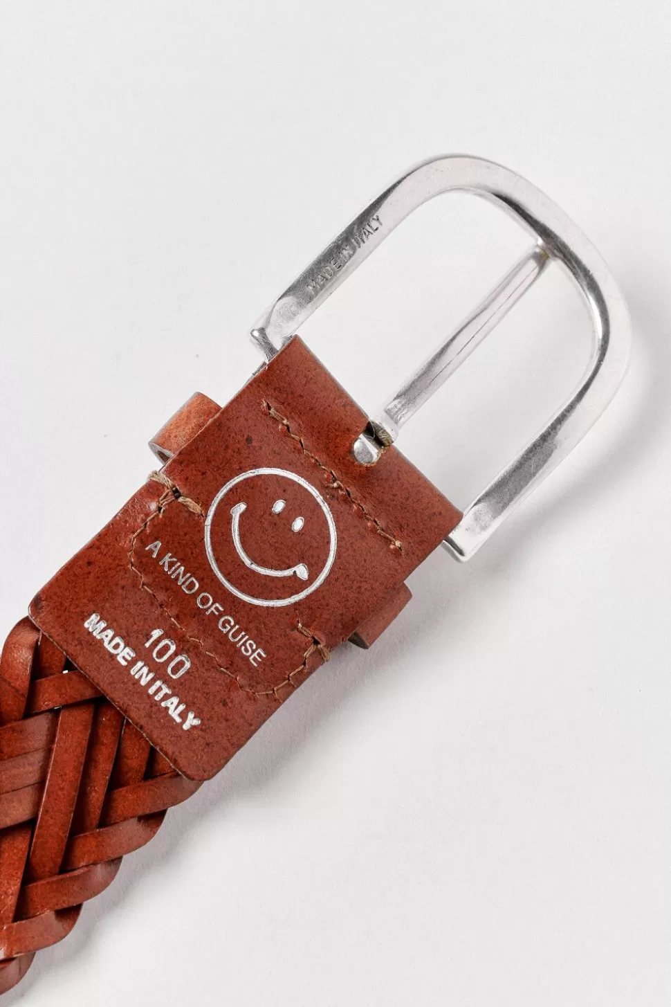 A Kind of Guise Leather Goods>Braided Leather Belt (Akog Exclusive)