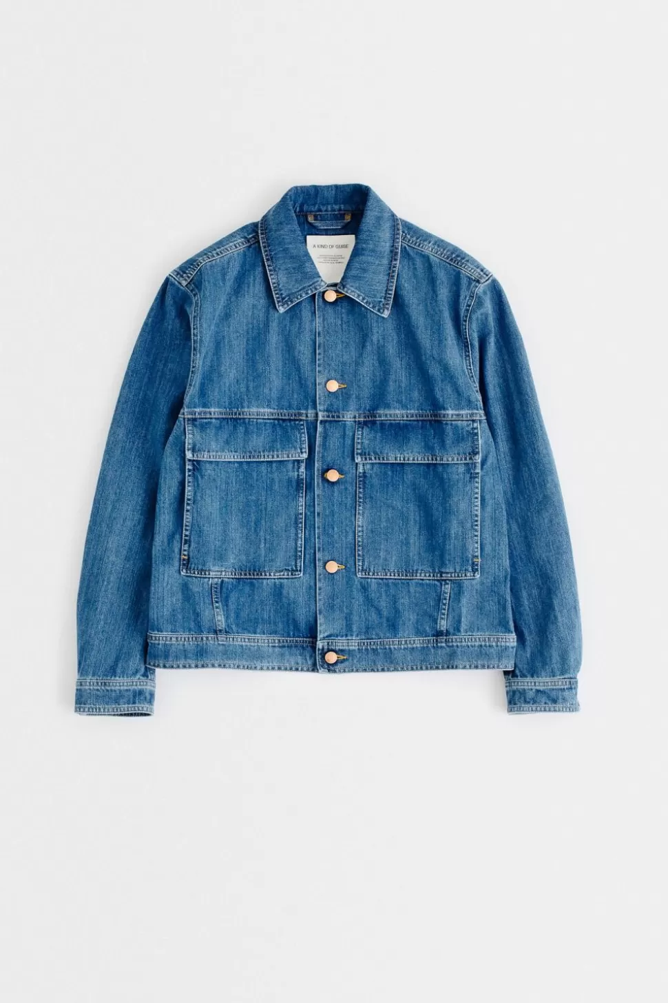 Men A Kind of Guise Outerwear>Dragan Denim Jacket