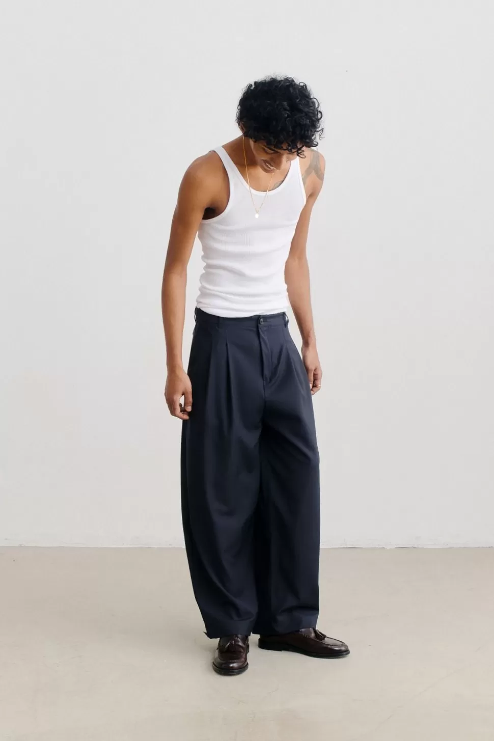 Men A Kind of Guise Tailoring>Flexible Wide Trousers