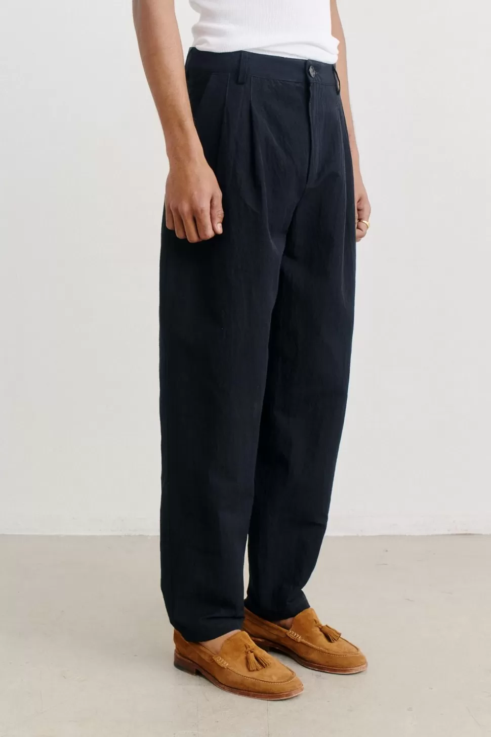 Men A Kind of Guise Pants>Pleated Wide Trousers (Akog Exclusive)